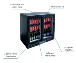 ARRIERE DE BAR REFRIGERE SKIN-PLATE +0/+8°C