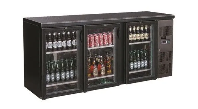 Arrière Bar Réfrigéré 537 L - Portes Vitrées - Combisteel