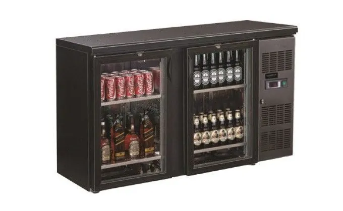 Arrière Bar Réfrigéré 350 L - Portes Vitrées - Combisteel