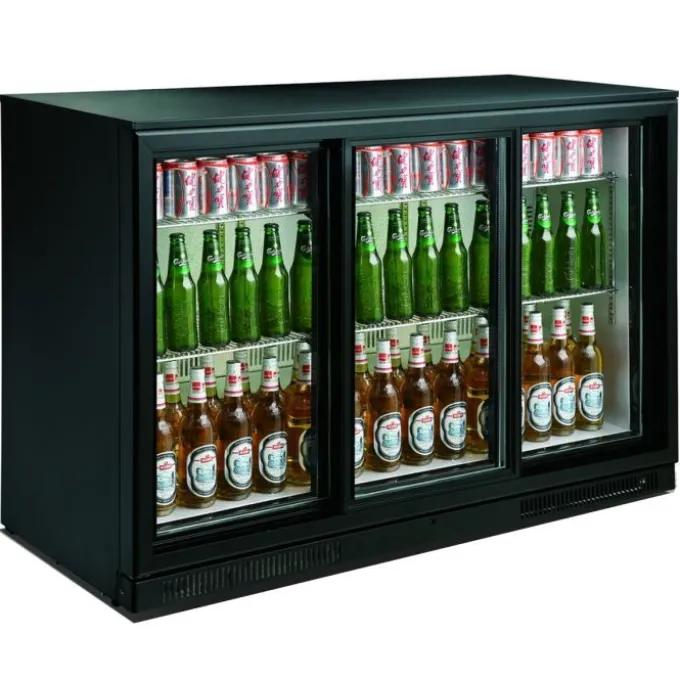 Arrière-Bar Réfrigéré - 3 Portes Vitrées - 298 L - Combisteel