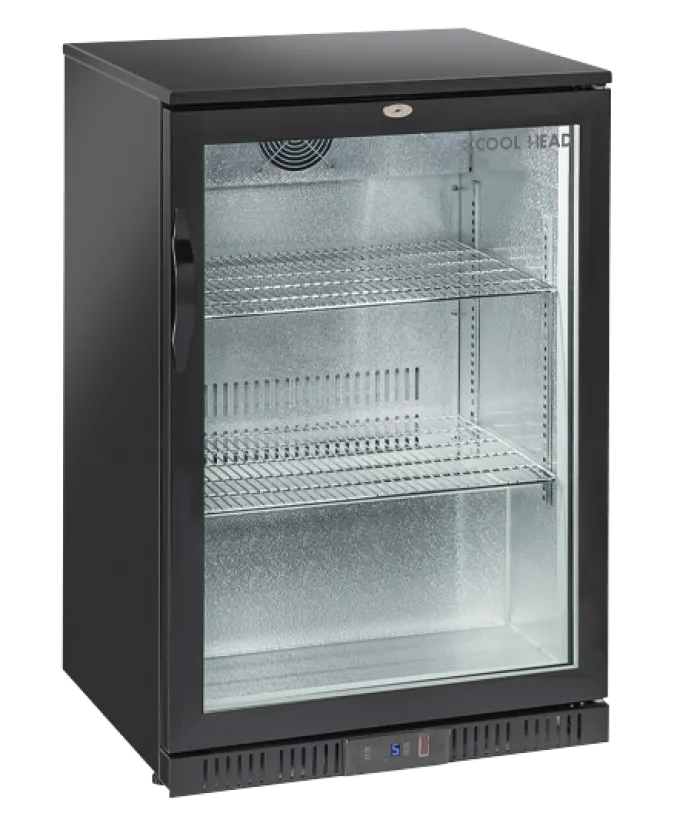 Arrière-Bar Réfrigéré Professionnel Porte Vitrée H 900 mm - 133 L - Cool Head