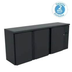 Arrière Bar Skinplate 536 litres - Groupe Logé - 3 Portes Pleines - Furnotel