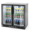 Arrière de bar réfrigéré double portes 200L Arktic 220-240V/160W 900x500x(H)900 mm - Hendi