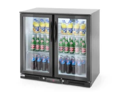 Arrière de bar réfrigéré double portes 200L Arktic 220-240V/160W 900x500x(H)900 mm - Hendi