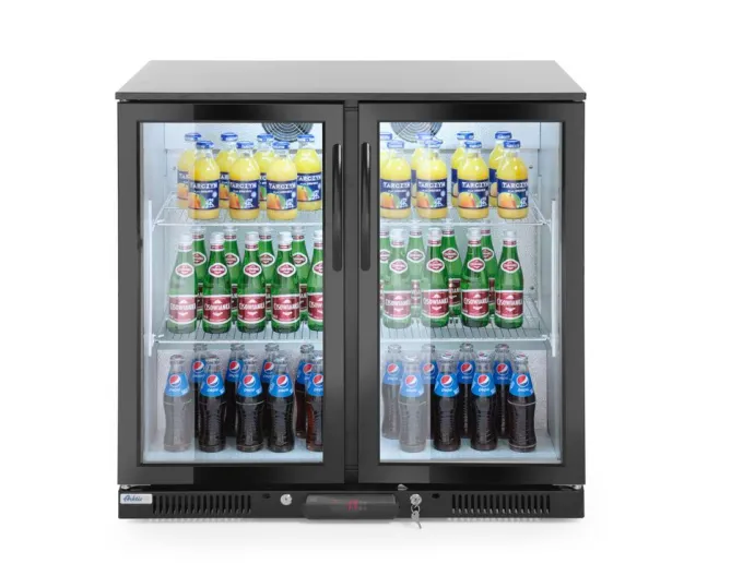 Arrière de bar réfrigéré double portes 200L Arktic 220-240V/160W 900x500x(H)900 mm - Hendi