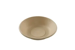 Assiette creuse crème en canne à sucre Ø 19 cm - 800 unités - Betik