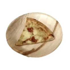 Assiette Creuse en Feuille de Palmier 18 cm - SDG Lot de 100