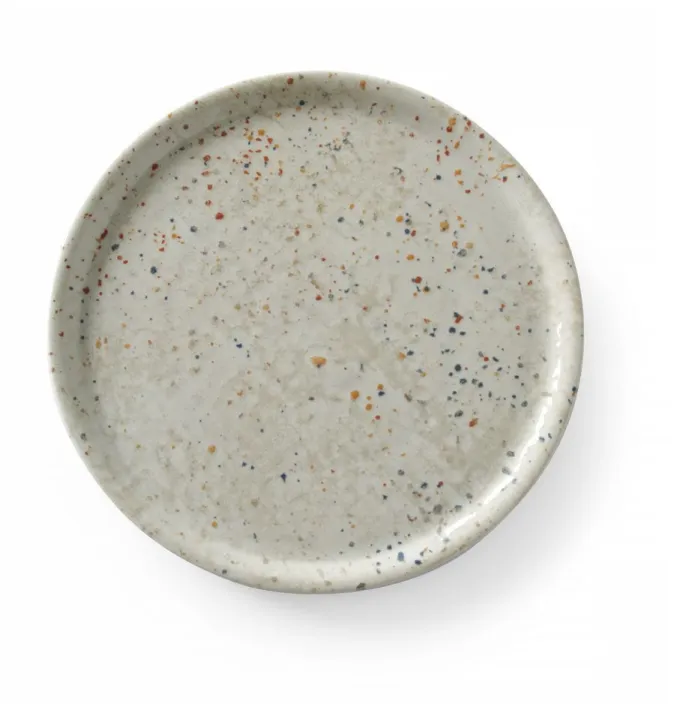 Assiette à Pizza Drops Collection Gris 330 mm - Lot de 6 - Hendi