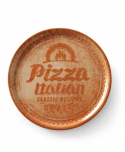 Assiette à Pizza Recipe Collection Terracotta Rouge 330 mm - Lot de 6 - Hendi