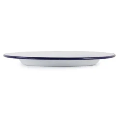Assiette Plate Acier Émaillé 245 mm - Lot de 6 - Olympia