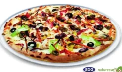 Assiette Plate Pizza Pulpe de Cellulose 32,5 cm - SDG - Lot de 200