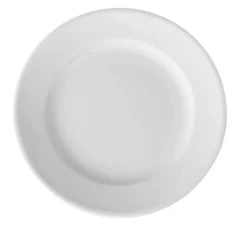 Assiette plate porcelaine blanche classique Ø 200 mm - Lot de 12 - Hendi