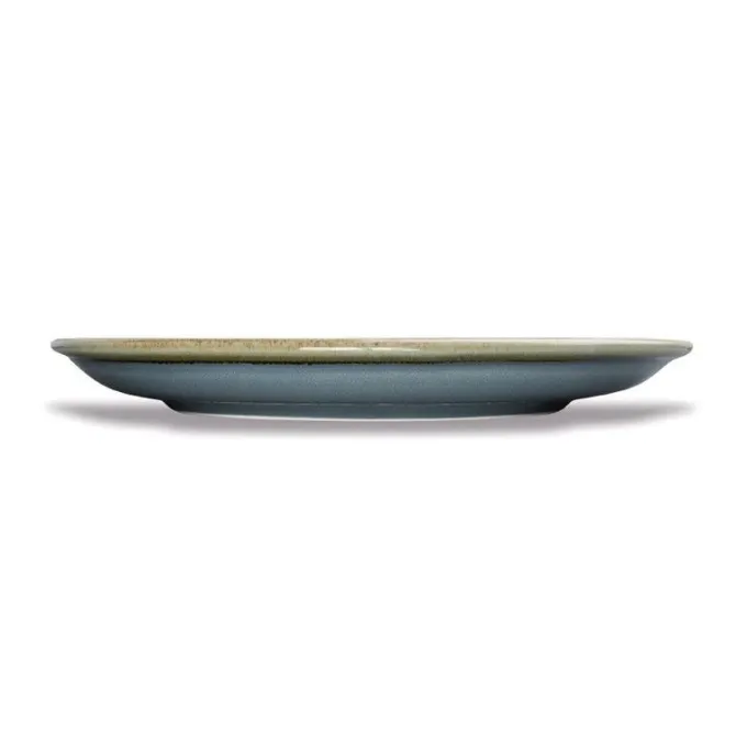 Assiette Plate Ronde Couleur Océan 230 mm - Lot de 6