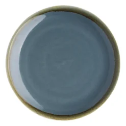 Assiette Plate Ronde Couleur Océan 230 mm - Lot de 6