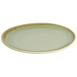 Assiette Plate Ronde Couleur Mousse 230 mm - Lot de 6