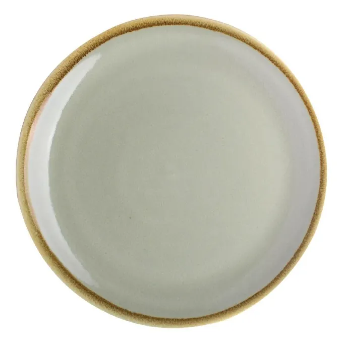 Assiette Plate Ronde Couleur Mousse 230 mm - Lot de 6