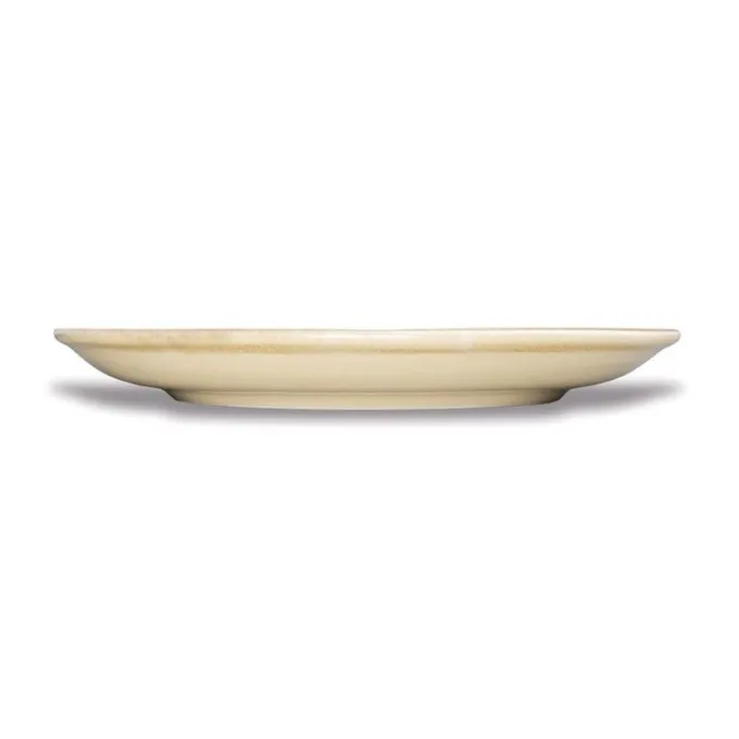 Assiette Plate Ronde Couleur Sable 230 mm - Lot de 6