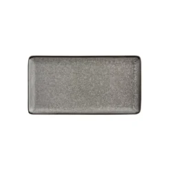 Assiette Rectangulaire Mineral Effet granit - Lot de 6 - Olympia