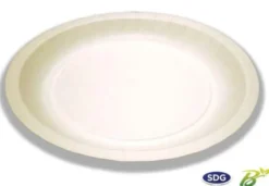 Assiette Ronde Carton 18 cm - SDG - Lot de 250
