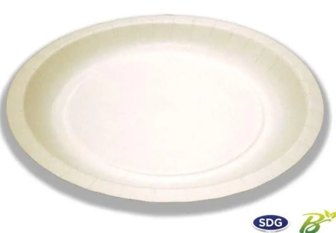 Assiette Ronde Carton 18 cm - SDG - Lot de 250