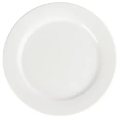 Assiettes à Bord Large Blanches 280(Ø)mm - Lot de 6 - Olympia