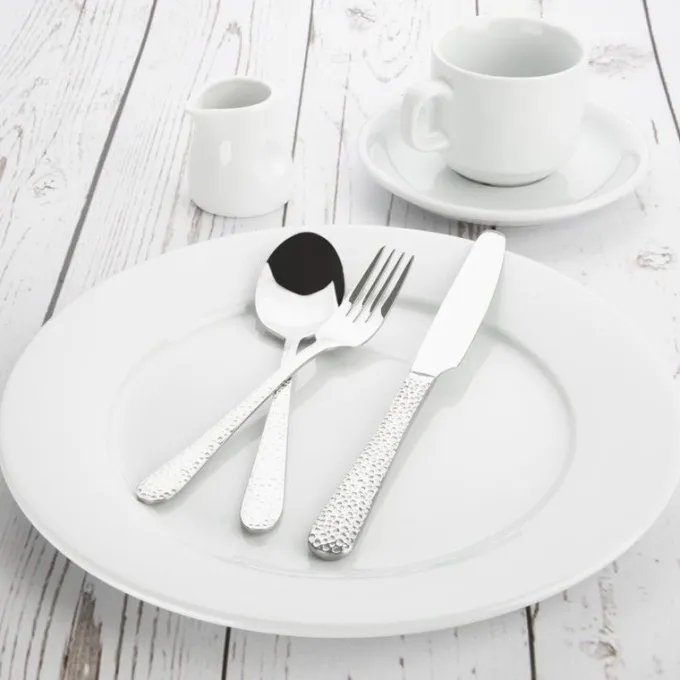 Assiettes à Bord Large Blanches 280(Ø)mm - Lot de 6 - Olympia