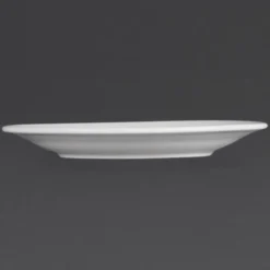 Assiettes à Bord Large Blanches 165(Ø)mm Lot de 12 Olympia