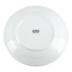 Assiettes à Bord Large Blanches 165(Ø)mm Lot de 12 Olympia