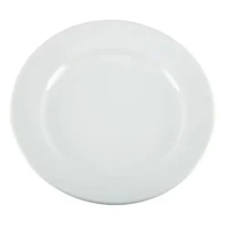 Assiettes à Bord Large Blanches 165(Ø)mm Lot de 12 Olympia