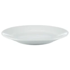 Assiettes à Bord Large Blanches 165(Ø)mm Lot de 12 Olympia