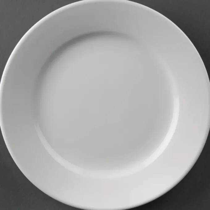 Assiettes à Bord Large 202(Ø)mm Athena Hotelware - Lot de12