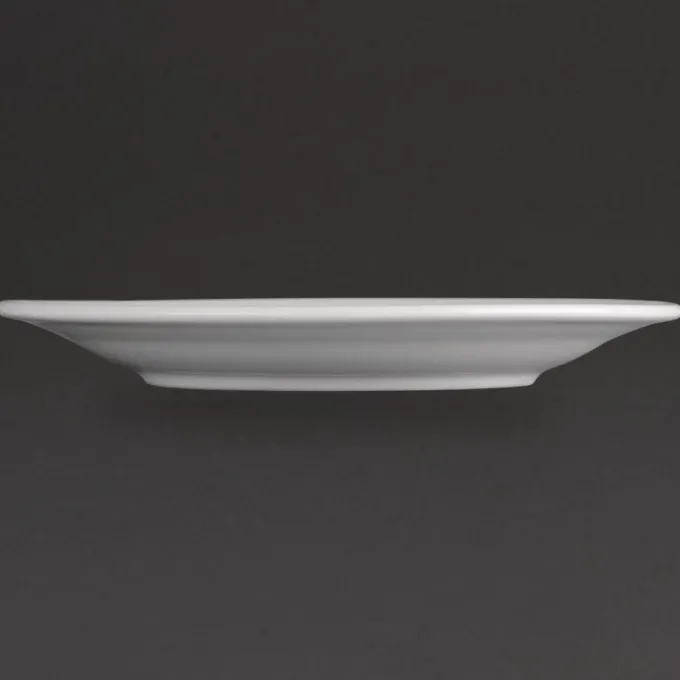 Assiettes à Bord Large 202(Ø)mm Athena Hotelware - Lot de12
