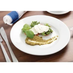 Assiettes à Bord Large 254(Ø)mm Lot de 12 Olympia
