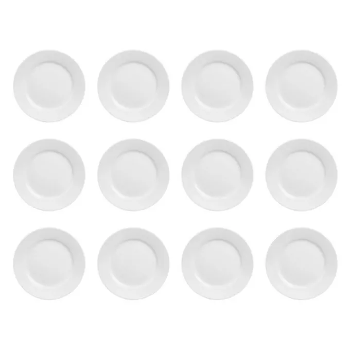 Assiettes à Bord Large 254(Ø)mm Lot de 12 Olympia