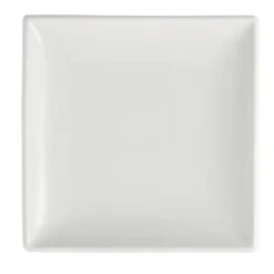 Assiettes Carrées Blanches 180(L)mm Lot de 12 Olympia