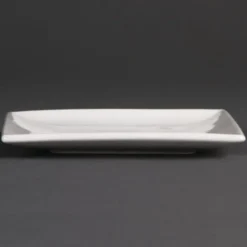 Assiettes Carrées Blanches 240(L)mm Lot de 12 Olympia