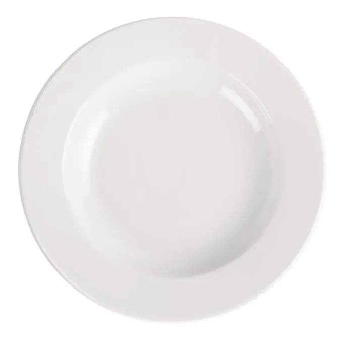 Assiettes Creuses Blanches Ø270 mm - Lot de 6 - Olympia