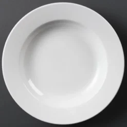 Assiettes Creuses Blanches Ø270 mm - Lot de 6 - Olympia