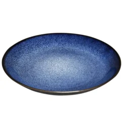 Assiettes Creuses Luna Bleu Nuit 255 mm - Lot de 4 - Olympia