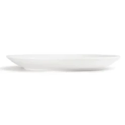 Assiettes Plates Rondes en Porcelaine Blanche 280 mm - Lot de 6 - Olympia