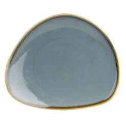 Assiette Triangulaire Couleur Océan Kiln 165 mm - Lot de 6 - Olympia
