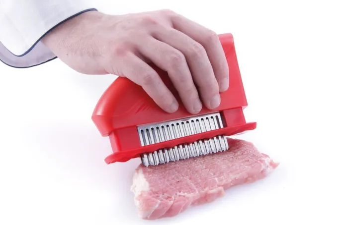 Attendrisseur Profi Line 51 lames Rouge 42x150x(H)118 mm - Hendi