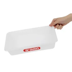 Bac alimentaire empilable 80 (p)mm - Araven 485 x 335 mm