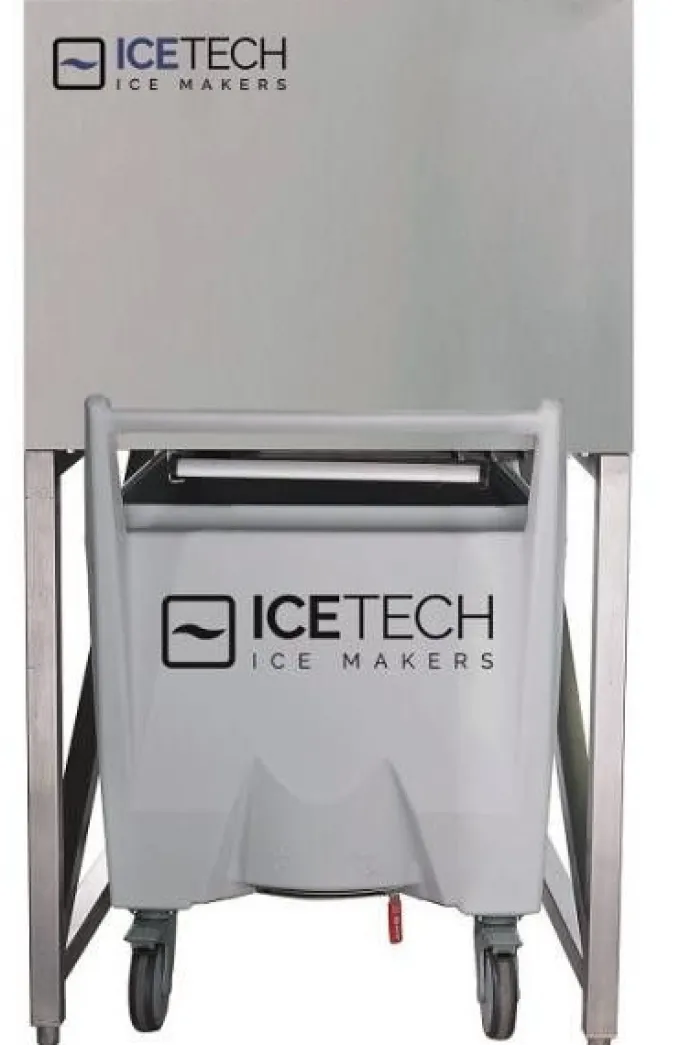 Bac de Stockage & Chariot - 140 kg - Icetech