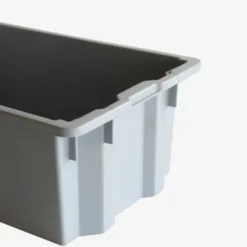 Bac empilable emboîtable 70 L - gris - Gilac