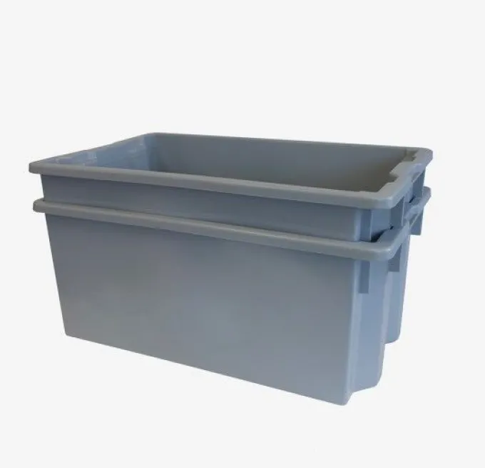 Bac empilable emboîtable 70 L - gris - Gilac