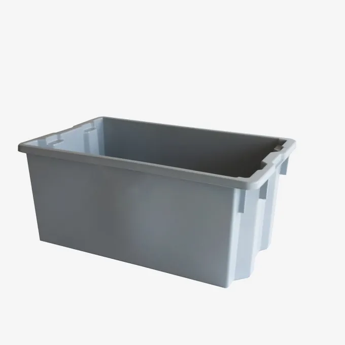 Bac empilable emboîtable 70 L - gris - Gilac