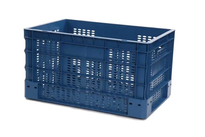 Bac EUROBOX Ajouré - 600X400XH330 - Bleu - Matériel CHR Pro