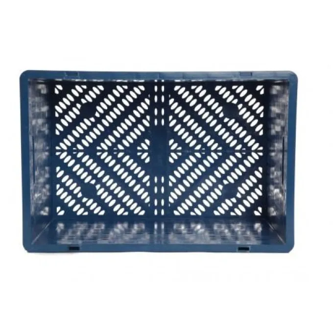 Bac EUROBOX Ajouré - 600X400XH330 - Bleu - Matériel CHR Pro