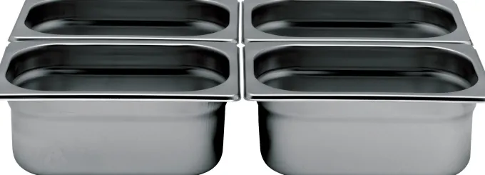 Bac Gastro GN 1/4 Inox - P 65 mm - L2G
